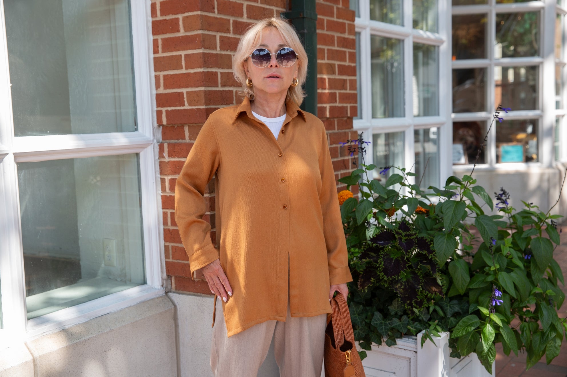 Merino Wool Button Up Shirt/Tunic