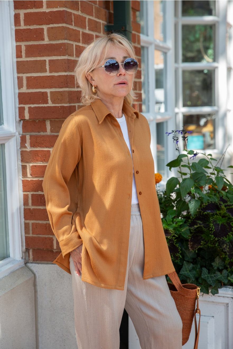Merino Wool Button Up Shirt/Tunic
