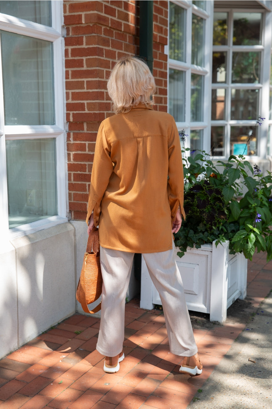 Merino Wool Button Up Shirt/Tunic