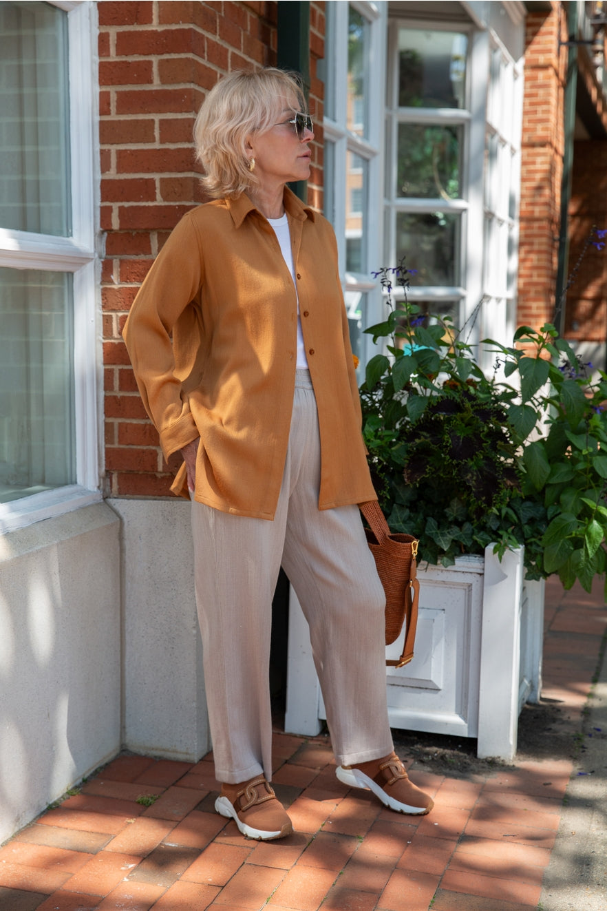 Merino Wool Button Up Shirt/Tunic
