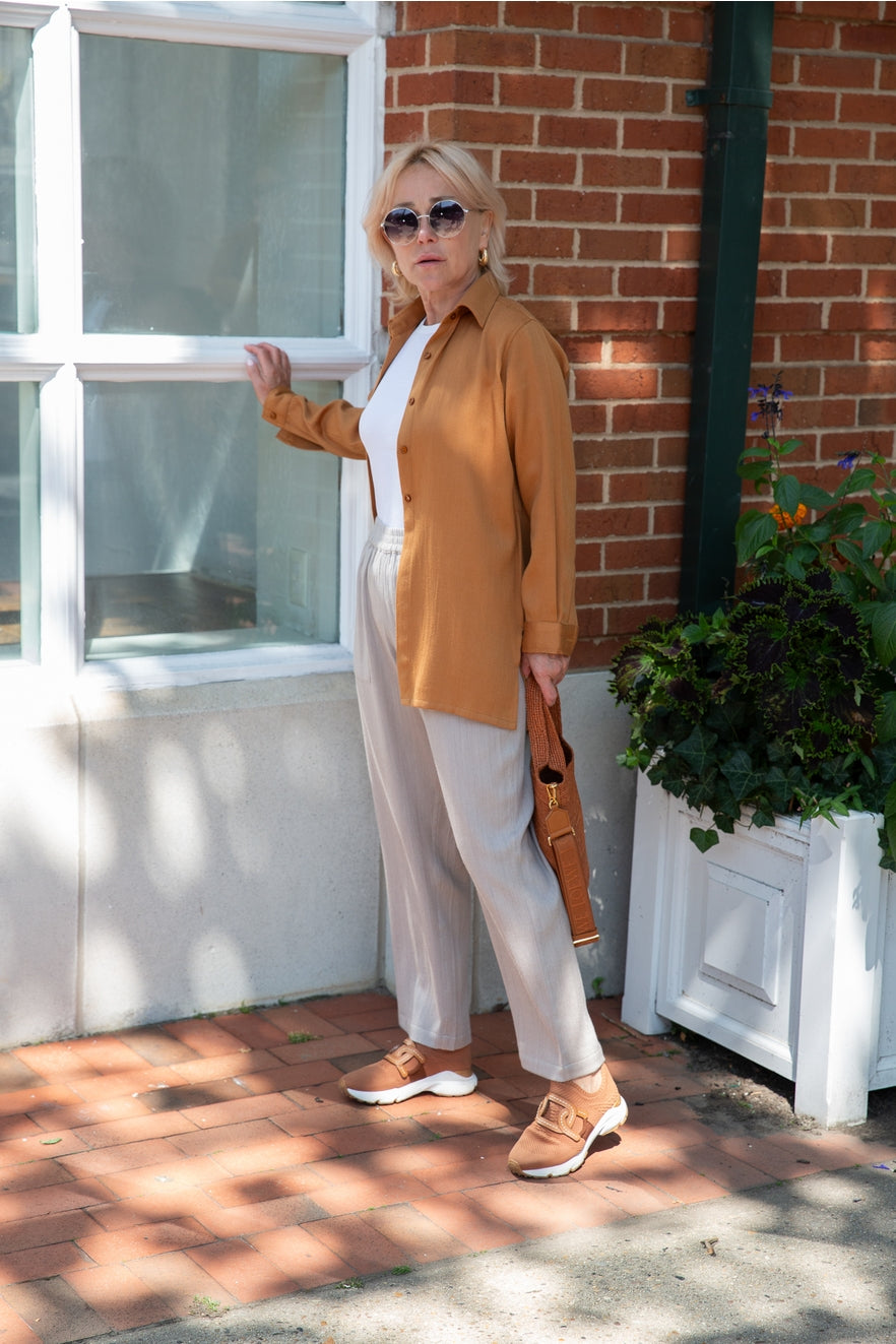 Merino Wool Button Up Shirt/Tunic