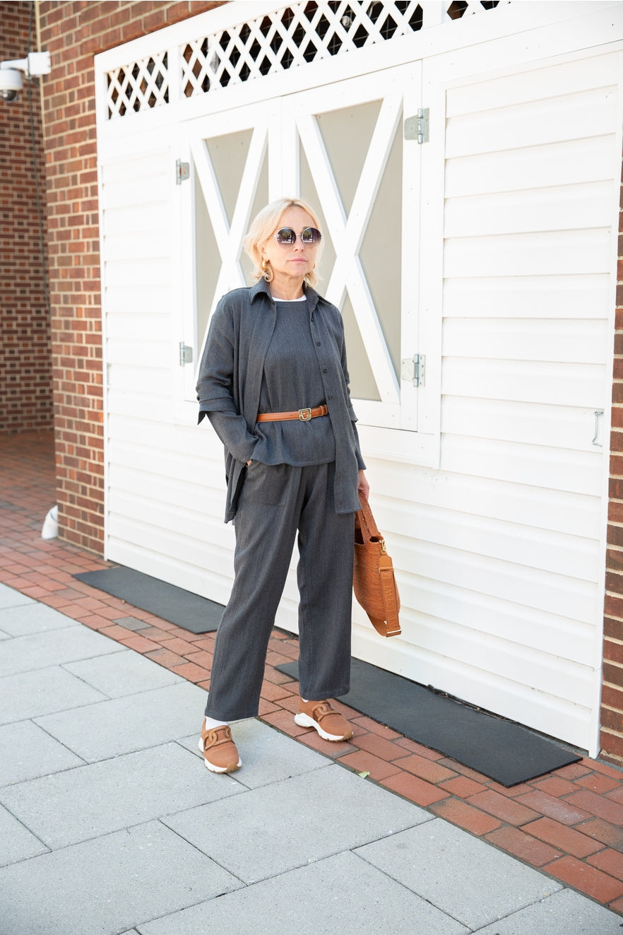 Merino Wool Button Up Shirt/Tunic