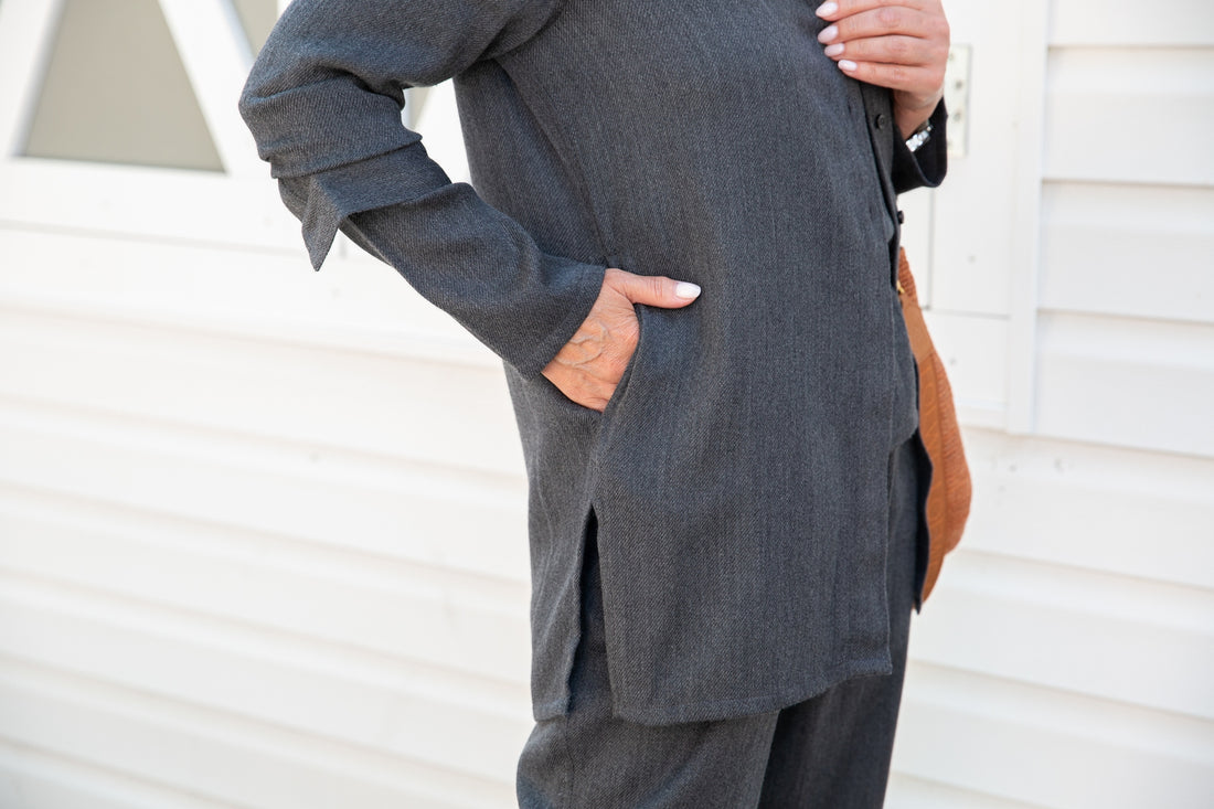 Merino Wool Button Up Shirt/Tunic