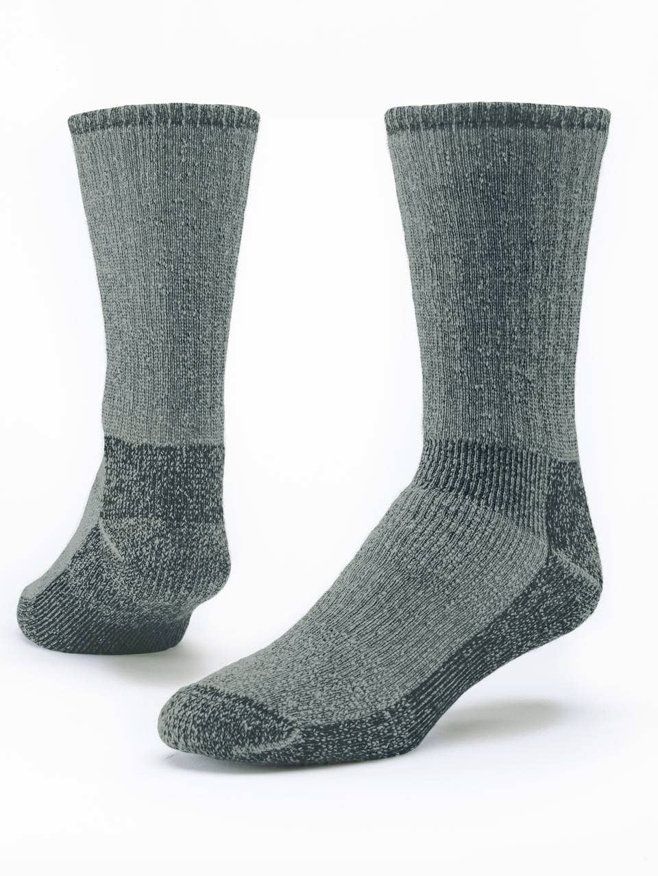 Organic Wool Mountain Hiker Dark Socks