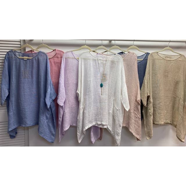 Linen Sheer ( Gauze) Tunic