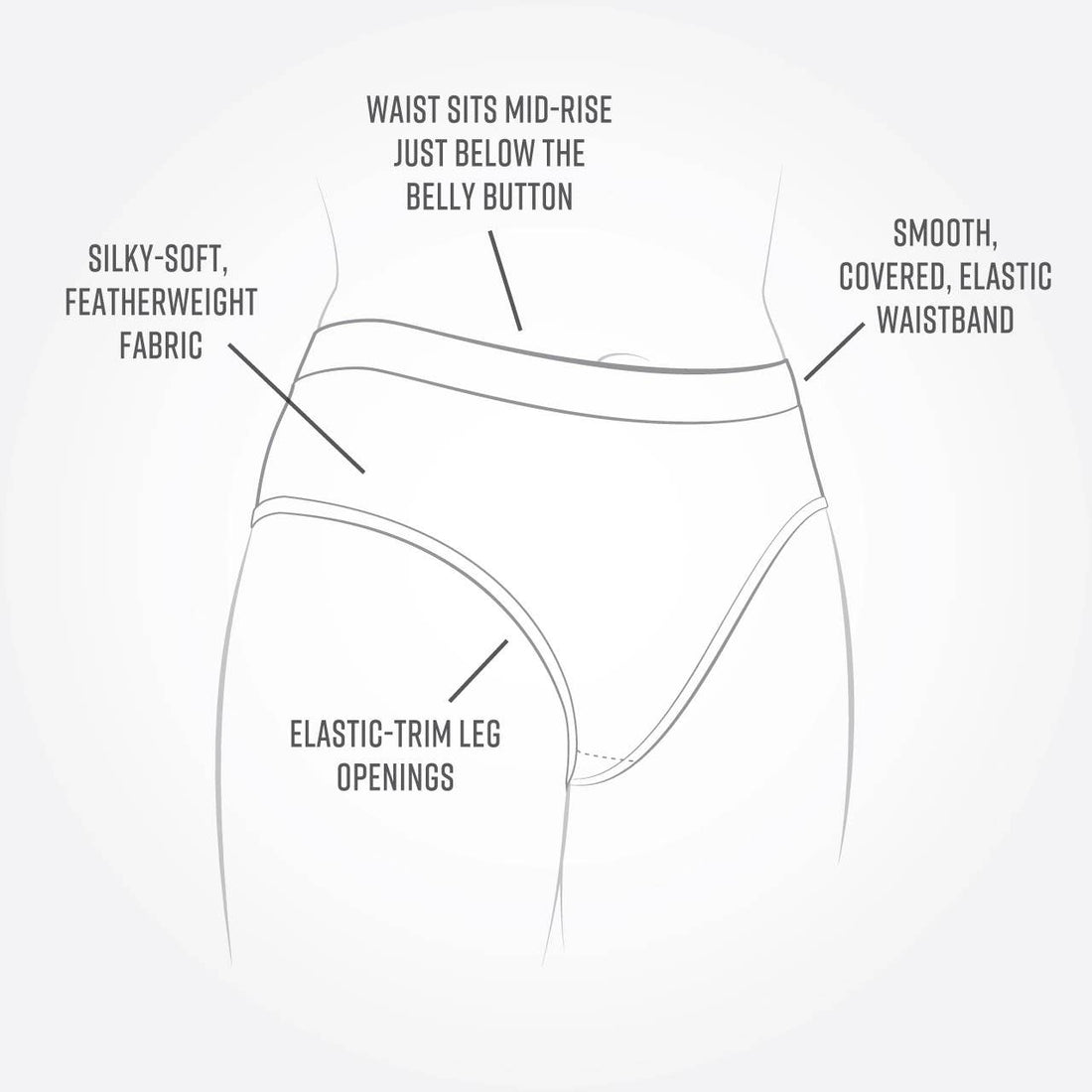 Organic Cotton Bikini Underwear 2 Pack
