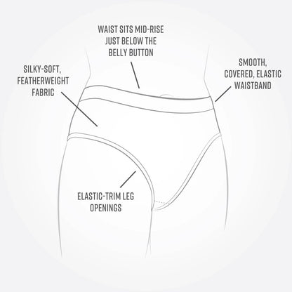 Organic Cotton Bikini Underwear 2 Pack